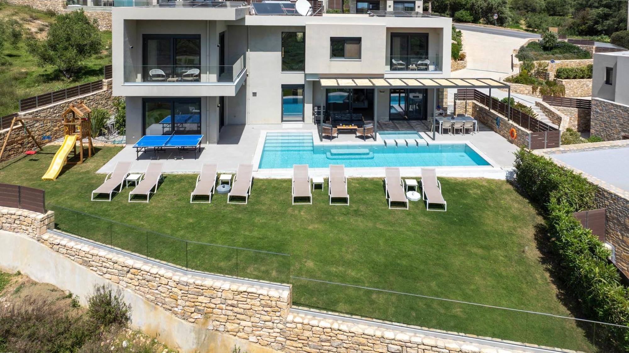 Porti Villas Aphrodite Asomatoi ภายนอก รูปภาพ