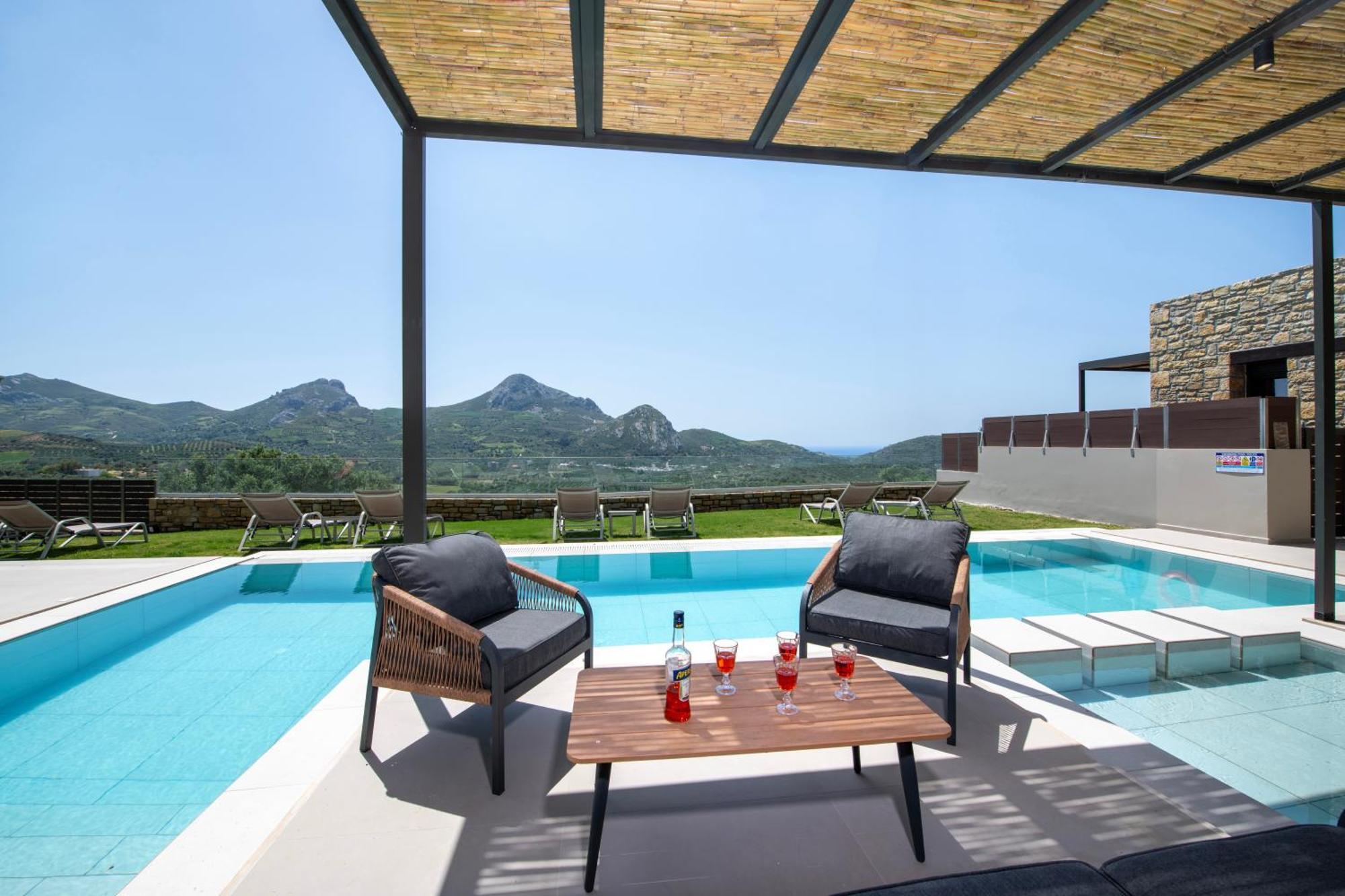 Porti Villas Aphrodite Asomatoi ภายนอก รูปภาพ